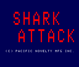 Shark Attack Title Screen